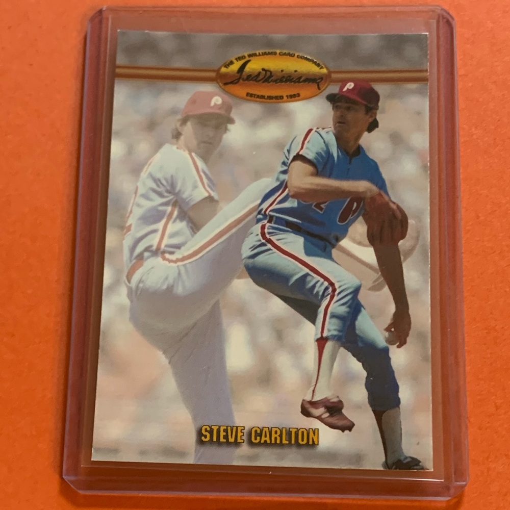 Steve Carlton #72 1993 Ted Williams Company Baseball Trading Card